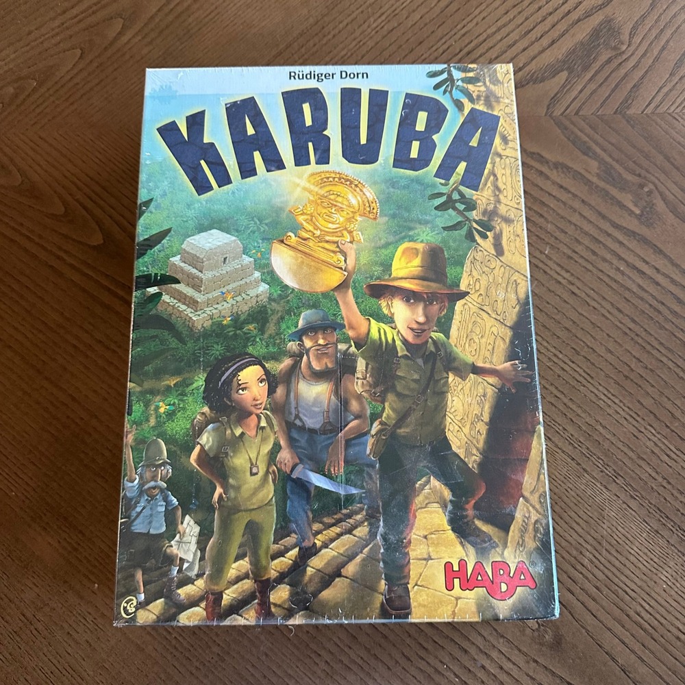 HABA Karuba Board Game Rudiger Dorn Strategy Adventure Tile Laying New Sealed